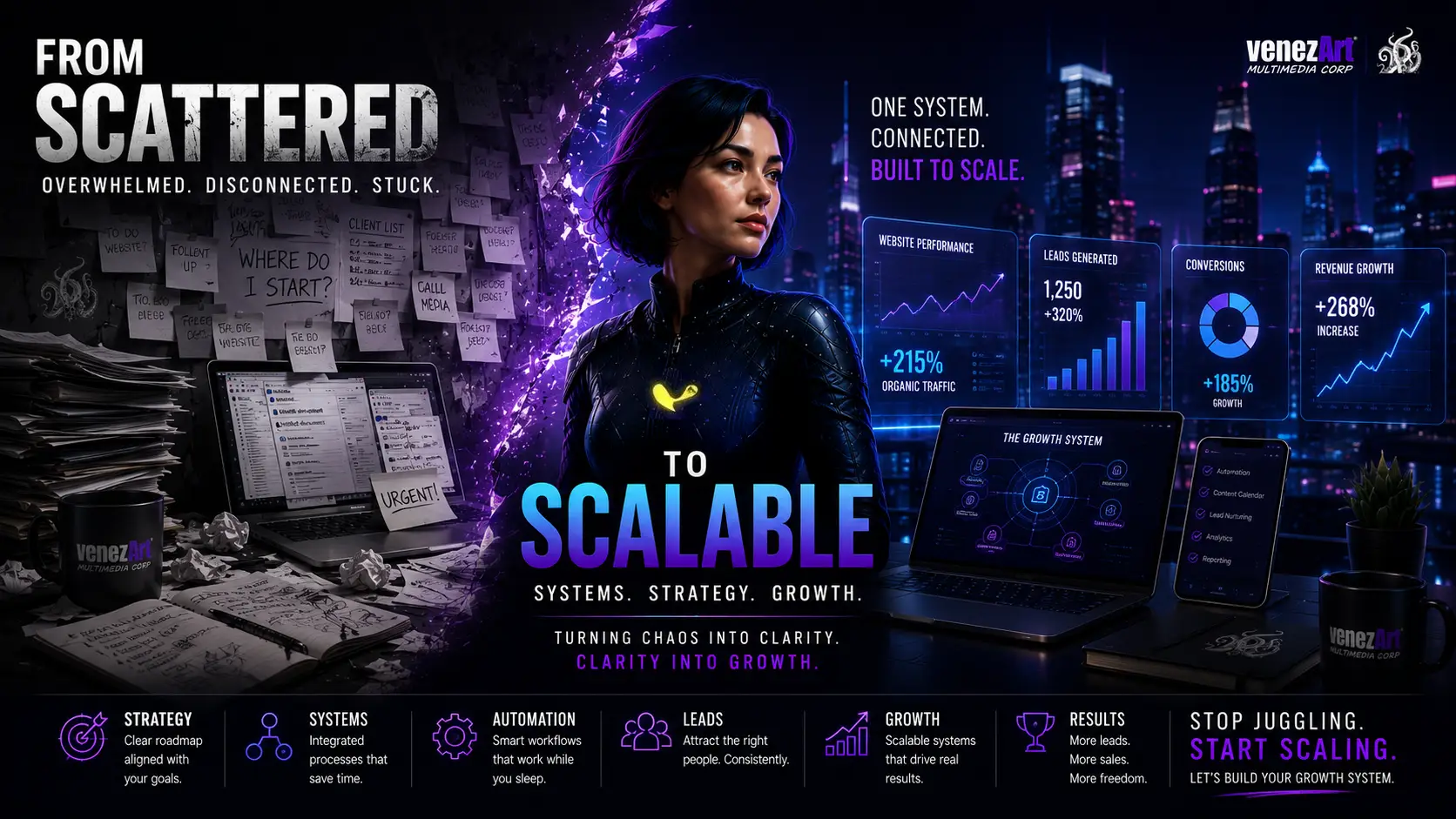 From Scattered to Scalable | VenezArt Multimedia Corp