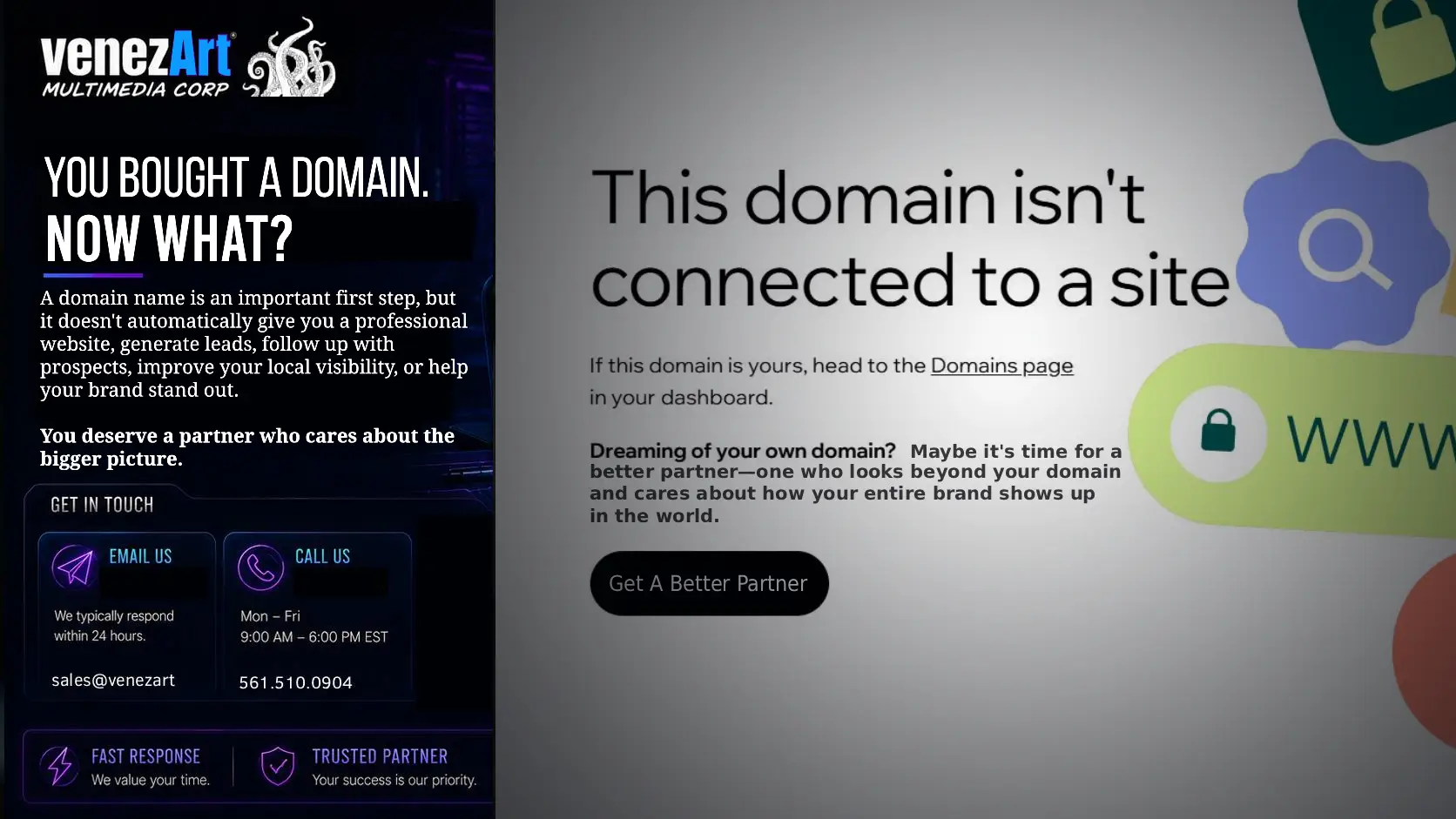 YOUR DOMAIN IS JUST THE BEGINNING